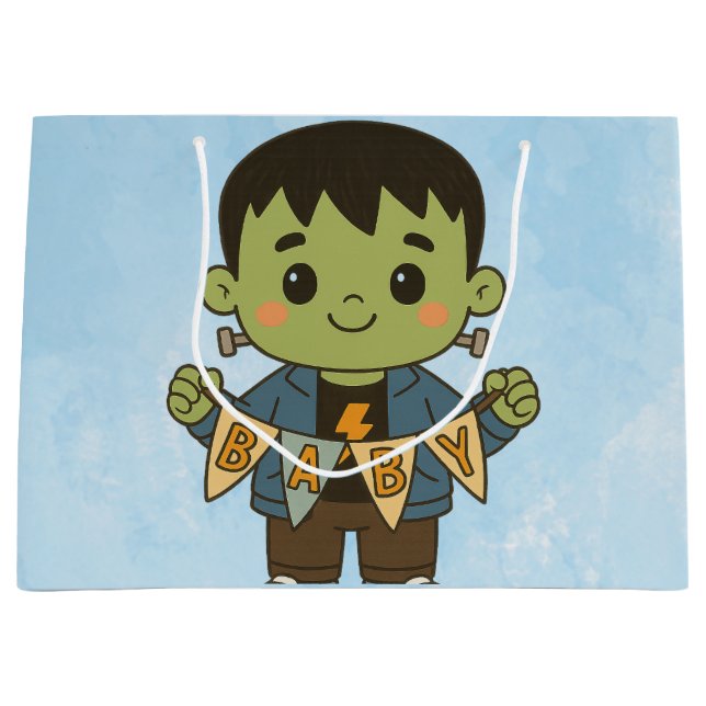 Frankie’s Baby Bash Baby Shower Gift Bags Große Geschenktüte (Vorderseite)