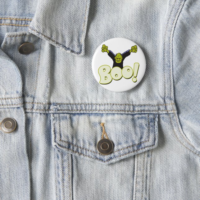 Frankie Superhero - Frankenstein Monster Halloween Button (Beispiel)