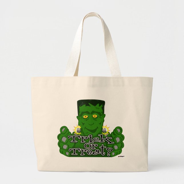 Frankie Trick or Treat? Jumbo Stoffbeutel (Vorne)
