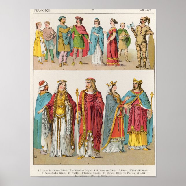 Frankish Dress Poster (Vorne)