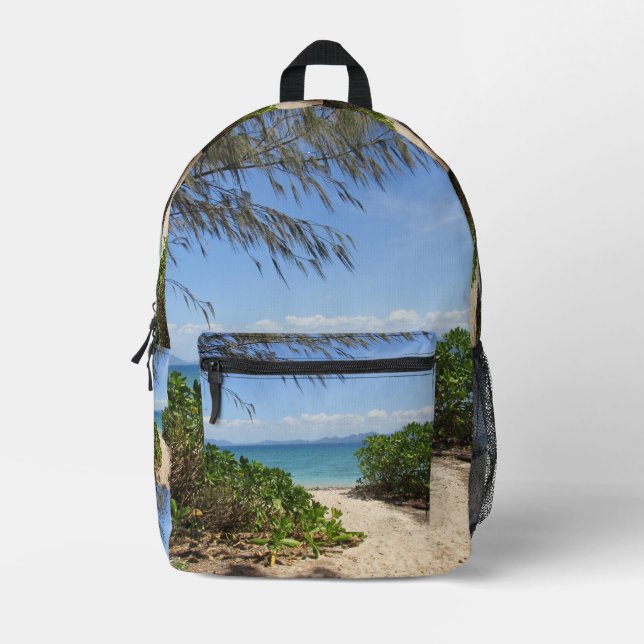 Frankland Islands Path Bedruckter Rucksack (Vorderseite)