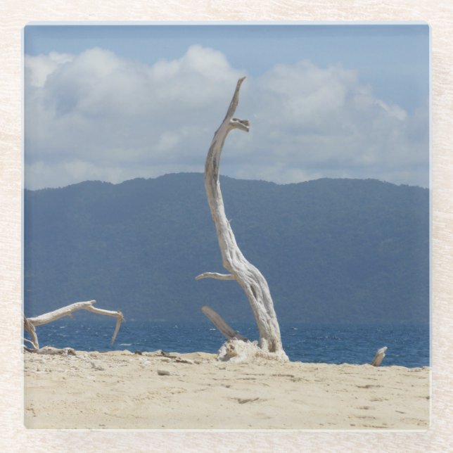 Franklandinseln - Australien Untersetzer Glass (Vorderseite)