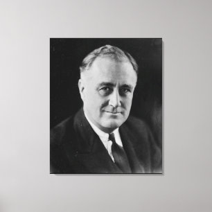 FRANKLIN D. ROOSEVELT 1933 National Archives Foto Leinwanddruck