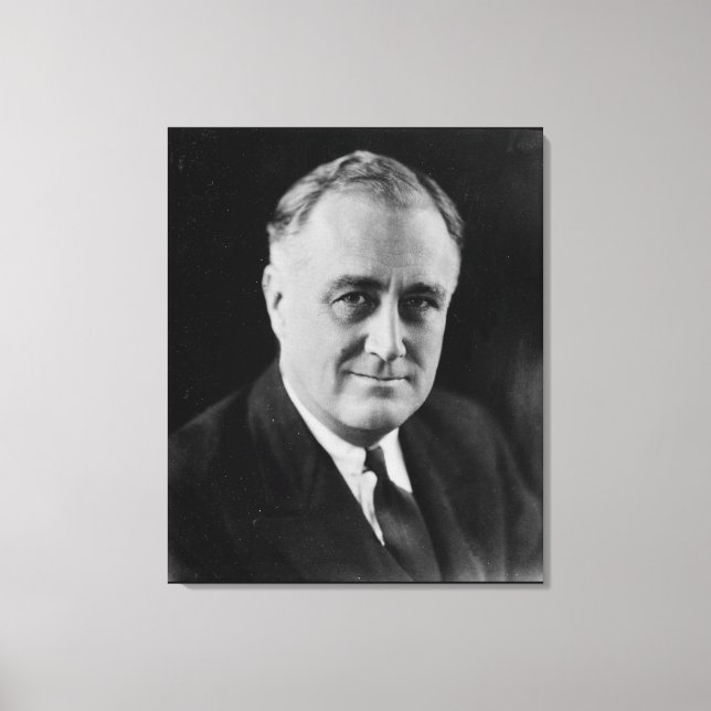 FRANKLIN D. ROOSEVELT 1933 National Archives Foto Leinwanddruck (Vorderseite)