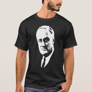 Franklin D Roosevelt Minimalistischer Pop Art T-Shirt