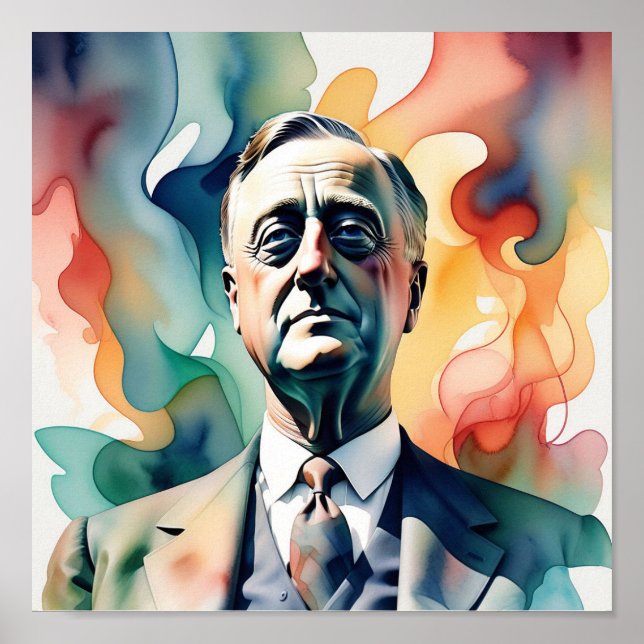 Franklin D. Roosevelt Poster (Vorne)