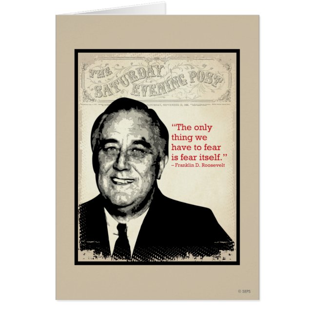 Franklin D. Roosevelt Quote (Vorne)