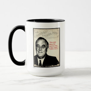 Franklin D. Roosevelt-Zitat Tasse