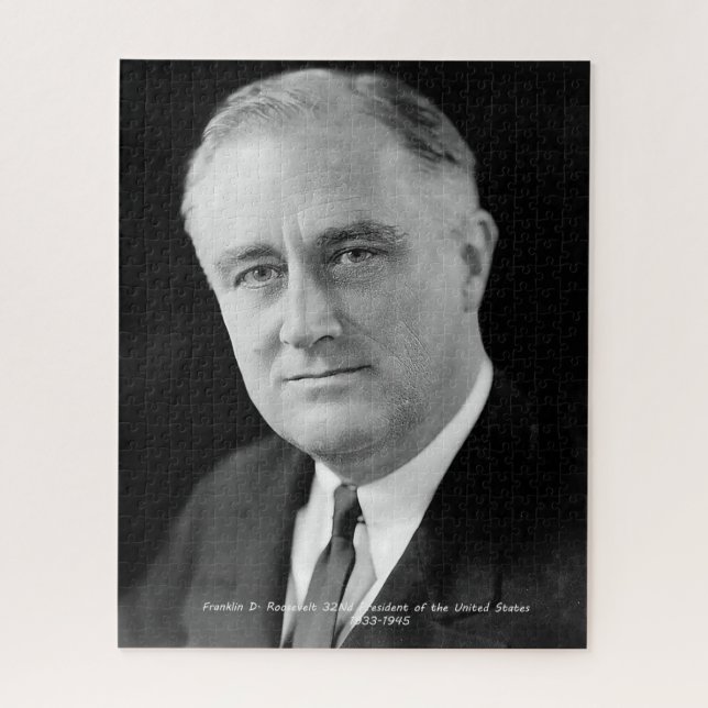 Franklin D. Roosevlt 32. Präsident USA Puzzle (Vertikal)