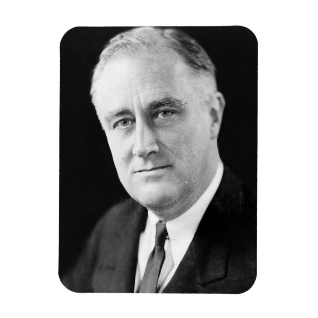 Franklin Delano Roosevelt Magnet (Vertikal)