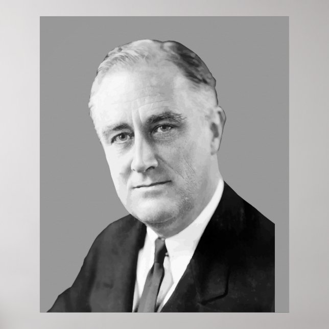 Franklin Delano Roosevelt Poster (Vorne)