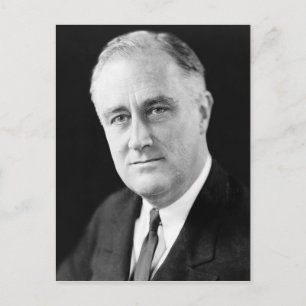 Franklin Delano Roosevelt Postkarte