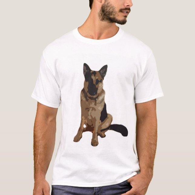 Franklin der Schäferhund T-Shirt (Vorderseite)