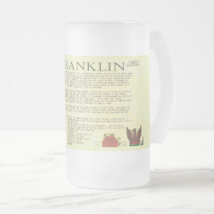 Franklin Familienname Beer Tasse