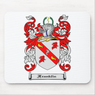 FRANKLIN-FAMILIENWAPPEN - FRANKLIN-WAPPEN MOUSEPAD