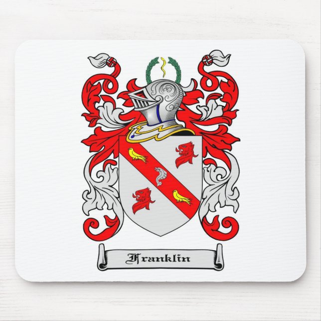 FRANKLIN-FAMILIENWAPPEN - FRANKLIN-WAPPEN MOUSEPAD (Vorne)