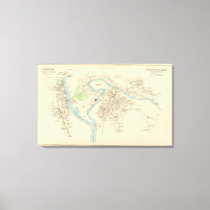 Franklin, Franklin-Fälle Leinwanddruck