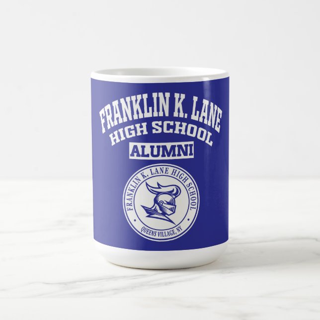 Franklin K. Lane High School NY Alumni-Tasse Kaffeetasse (Mittel)