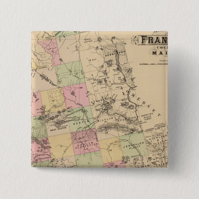 Franklin Landkreis, Maine Button (Vorderseite)