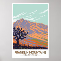 Franklin Mountains Staat Park Texas Vintag