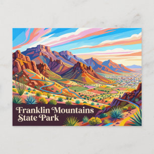 Franklin Mountains State Park USA Postkarte
