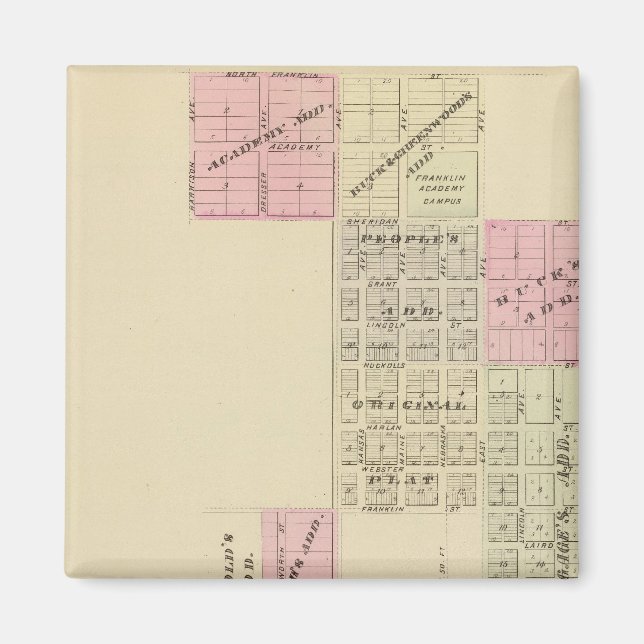 Franklin, Nebraska Magnet (Vorne)