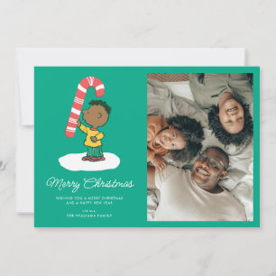 Franklin Peppermint Candy Feiertagskarte