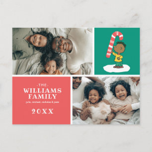 Franklin Peppermint Candy Feiertagspostkarte