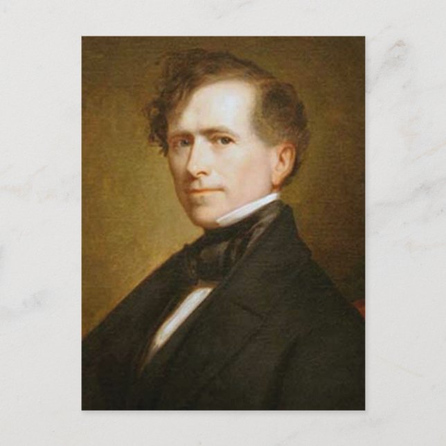 Franklin Pierce 14 Postkarte (Vorderseite)