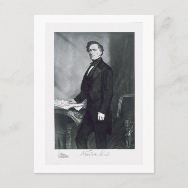 Franklin Pierce, 14. Präsident der USA Postkarte (Vorderseite)