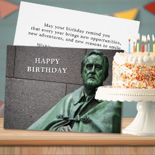 Franklin Roosevelt Memorial Geburtstag