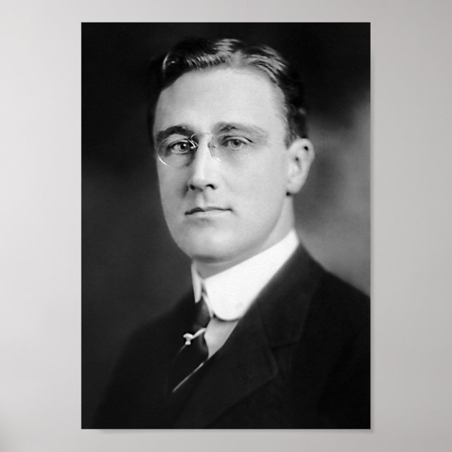 Franklin Roosevelt - Stellvertretender Minister de Poster (Vorne)