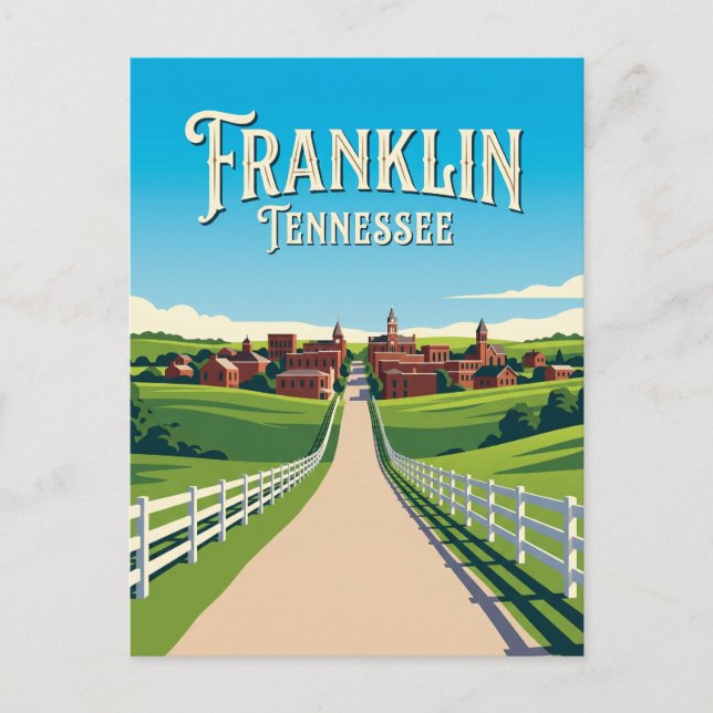 Franklin USA Postkarte (Vorderseite)