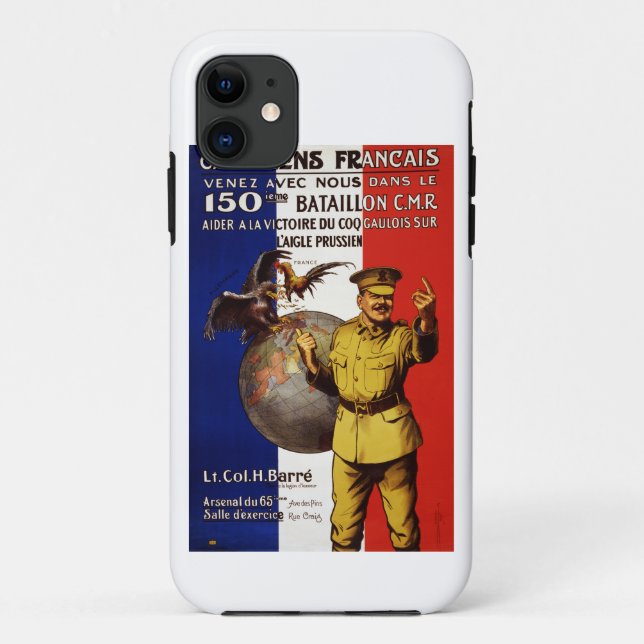 Franko-Kanadier Case-Mate iPhone Hülle (Rückseite)