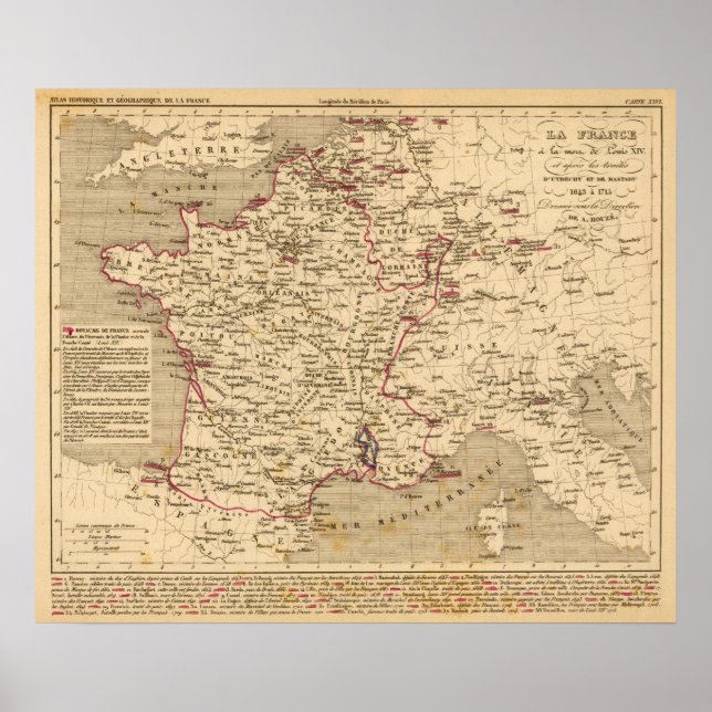 Frankreich 1643 a 1715 poster (Vorne)