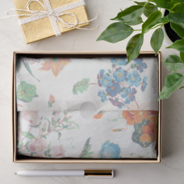 Frankreich 1830 Florale Antike Tapete Seidenpapier