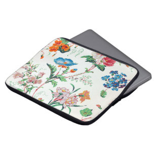 Frankreich 1830 Florales Antikes Tapetenpapier Laptopschutzhülle