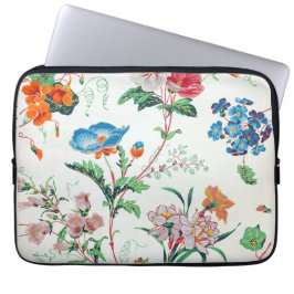 Frankreich 1830 Florales Antikes Tapetenpapier Laptopschutzhülle