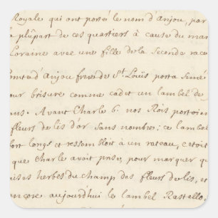 Frankreich 19 quadratischer aufkleber