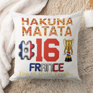 FRANKREICH 2026 Global Games: Hakuna Matata Top Kissen