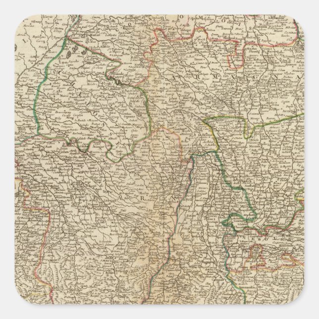 Frankreich 30 quadratischer aufkleber (Vorderseite)