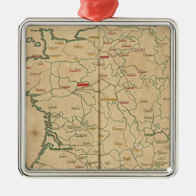 Frankreich 32 ornament aus metall (Vorne)