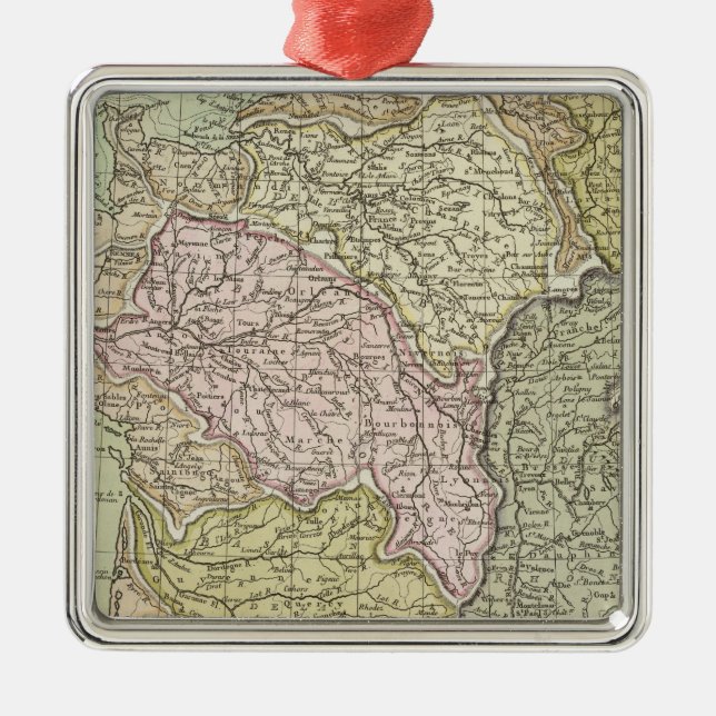 Frankreich 40 silbernes ornament (Vorne)