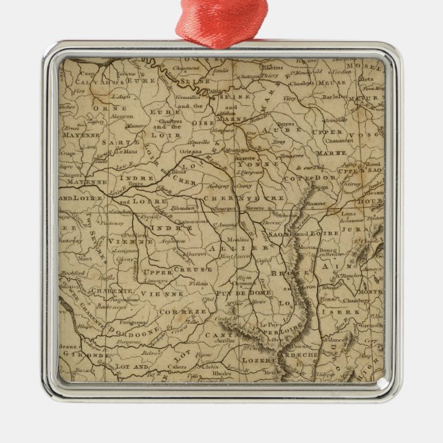 Frankreich 46 silbernes ornament (Vorne)