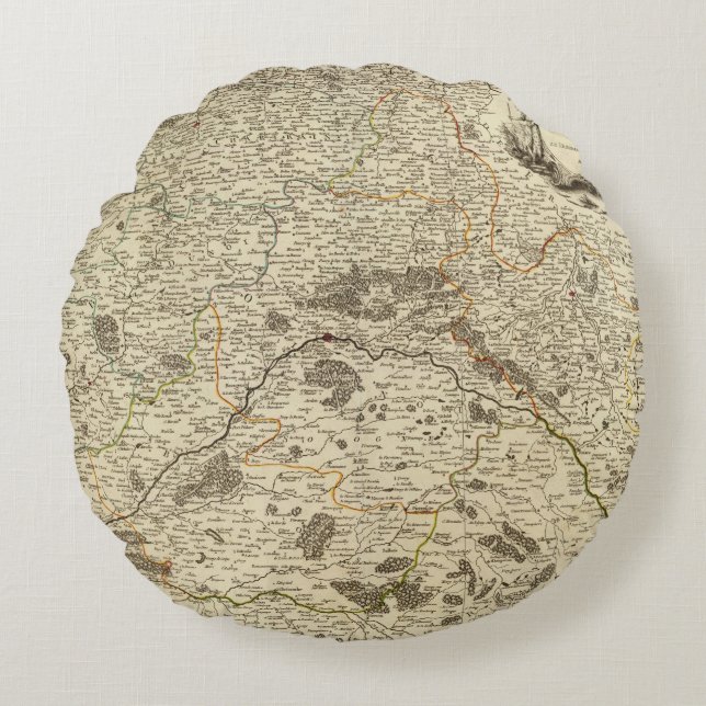 Frankreich 48 rundes kissen (Vorderseite)