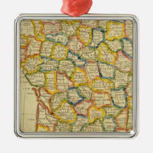 Frankreich 4 silbernes ornament