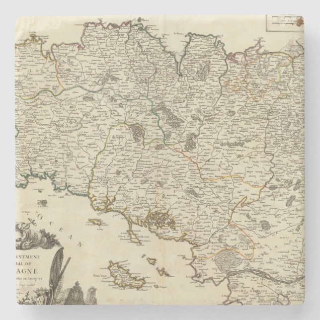 Frankreich 53 steinuntersetzer (Vorderseite)