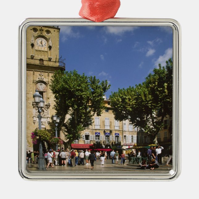 Frankreich, Aix en Provence, La Place de la Maire Ornament Aus Metall (Vorne)