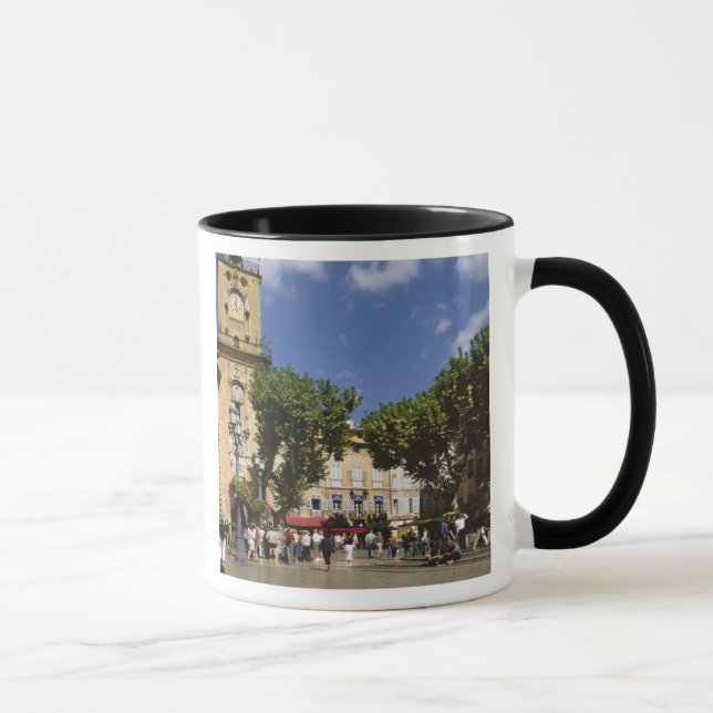 Frankreich, Aix-en-Provence, La Place de la Maire Tasse (Rechts)