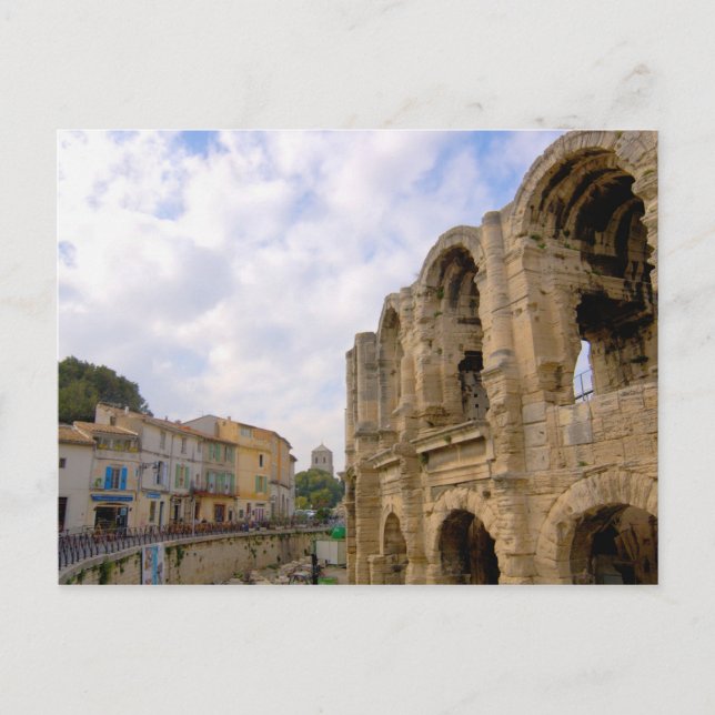Frankreich, Arles, Provence, römisches Amphitheate Postkarte (Vorderseite)
